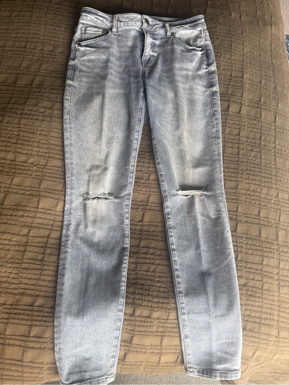 CAbi Distressed Jeans - Grey Wash